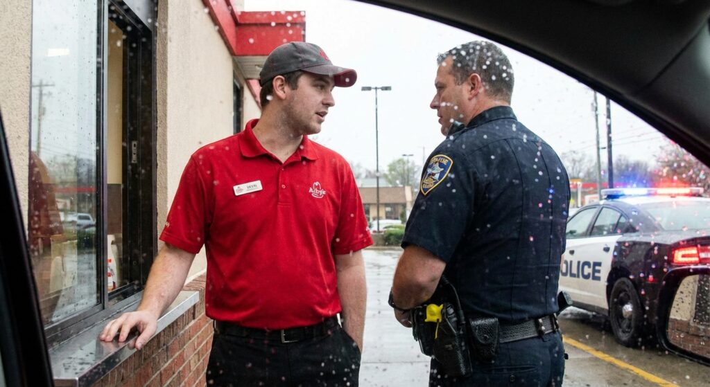 Image for: Criminal Mastermind Robs Gas Station Wearing Name Tag from His Other Job