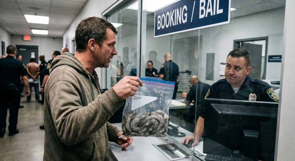 Image for: Florida Man Tries to Pay Bail with Bag of Shrimp, Claims It's 'Street Currency'