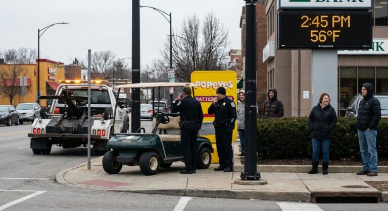 Image for: Man Steals Motorized Shopping Cart from Walmart, Leads Police on 4 MPH Chase