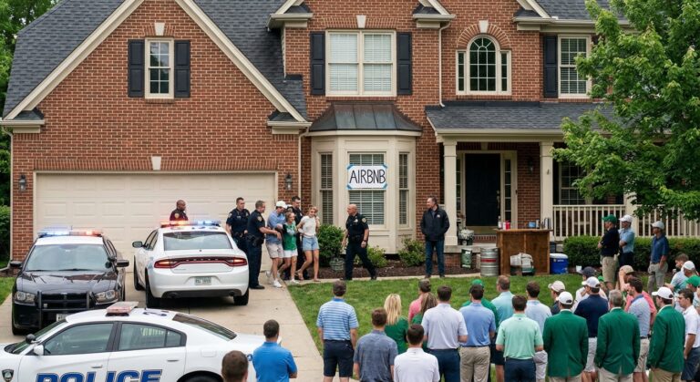 Image for: Airbnb Guest Arrested After Turning Rented Augusta Home Into Unlicensed Sports Bar During Masters Week
