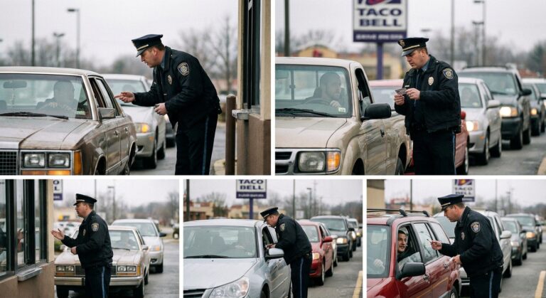 Image for: Entire Drive-Thru Line at Taco Bell Arrested After Officer Realizes Nobody Can Produce a Valid License