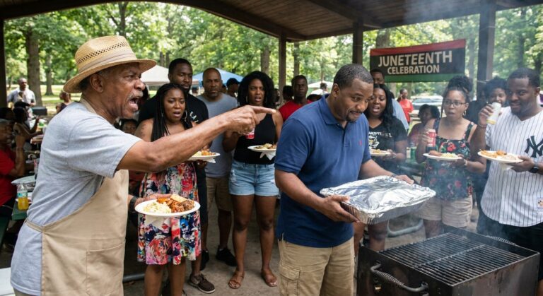 Image for: Competitive Pitmaster Arrested for Stealing Rival's Brisket Off the Smoker at Juneteenth Cookout